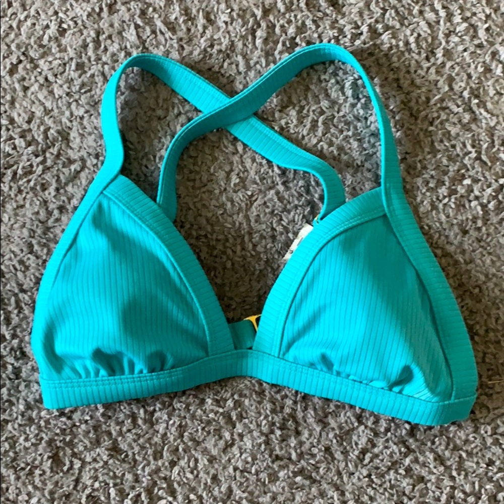teal bikini top